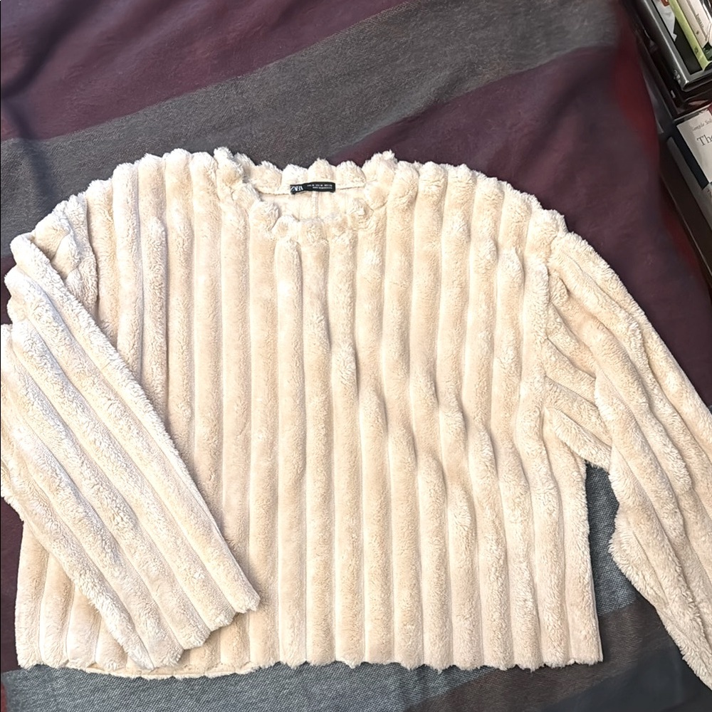 Cozy Cream Ribbed Sweater
